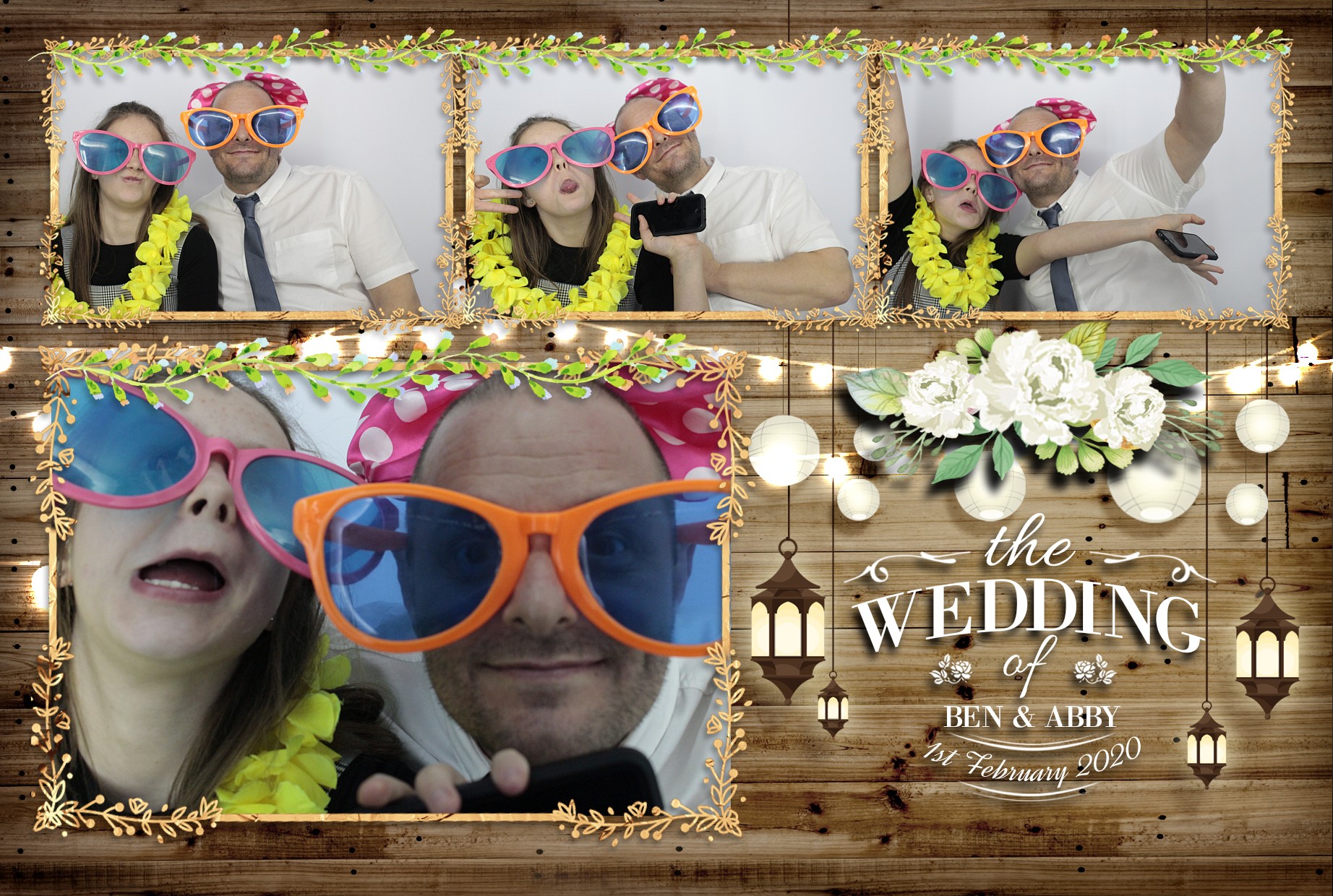 Ben & Abby’s Wedding  | View more photos from the event at gallery.myphotoboothexperience.co.uk/u/MyPhotoBoothExperienceLtd/Ben-Abby’s-Wedding